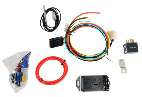 Proform Adjustable Electric Fan Controllers 69599 Controller, Adjustable, Sending Unit, 150-240 degree F Range, Relay, Wiring Harness, Kit