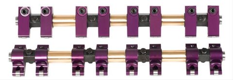 Proform Billet Aluminum Shaft-Mount Rocker Arms 66864 Arms, System, Shaft Mounted, 1.65 Ratio, Full Roller, Buick, 455, Kit