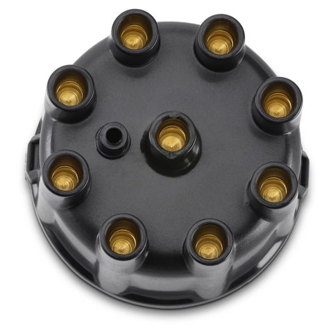 Proform Distributor Caps 66807 Caps, Female/Socket, Black, Alkyd Material, Brass Terminals, Small/Big Block, Chrysler, Dodge, Plymouth, Small Block, Big Block, V8, Each