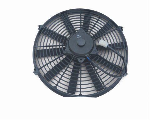 14 Inch 1,650 CFM Proform GM Licensed Electric Fan 141-644 Fan, Single, in. Diameter, Puller, Black, Nylon, Each