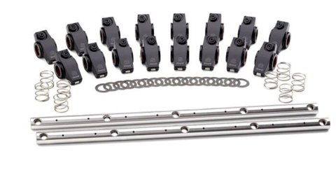 Proform Extruded Aluminum Shaft Mount Roller Rocker Arms 440-873 Arms, Mount, 1.7 Ratio, Aluminum, Rockers, Shafts, Spacers, Mopar, Big Block B/RB, Set of 16
