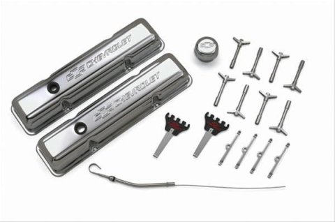 Proform GM Licensed Chevy Engine Dress Up Kits 141-002 Dress-Up Kit, Steel, Chrome, Chevy, Small Block, Kit