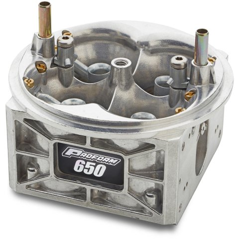 Proform Main Bodies for Holley Carburetors 67203 Carburetor Body, Replacement, Holley, 650, Double Pumper, Mechanical Secondaries, No Air Horn, Each
