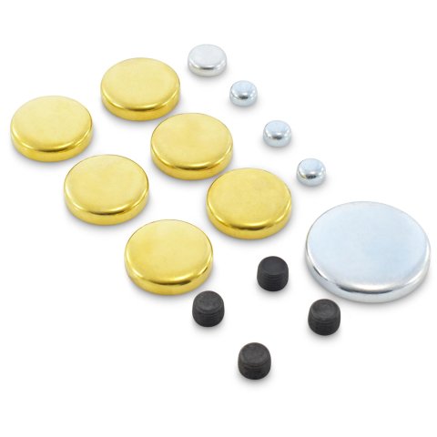 Proform Freeze Plug Kits 66553 Plugs, Brass, Ford, Small Block, 289-302-351W, Kit