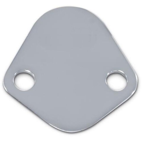 Proform Fuel Pump Block-Off Plates 66107 Plate, Steel, Chrome Plated, Chevy, Ford, Mopar, Gasket Included, Each