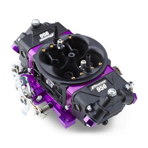 Proform Black Race Series 950 CFM 4-Barrel Carburetor 67304 Carburetor, Series, cfm, 4-Barrel, Dual Inlet, Black/Purple, Each