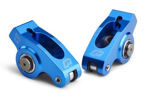 Proform Super-Street Roller Rocker Arms 66914C Arms, Stud Mount, Self-Aligning, Full Roller, Aluminum, 1.5 Ratio, Fits 3/8 in. Stud, Chevy, Small Block