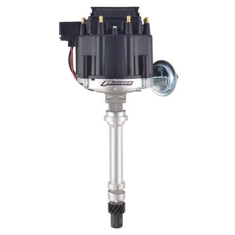 Proform Race HEI Distributors 66941BKC Distributor; Electronic Racing Distributor; Black Cap; w/Coil; New; Clamshell Packaging; Chevy B/B And S/B