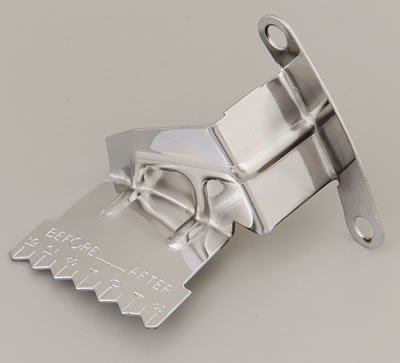 Proform Timing Tabs 141-202 Pointer, Steel, Chrome, 8 in. Balancer, Chevy, Small Block, Each