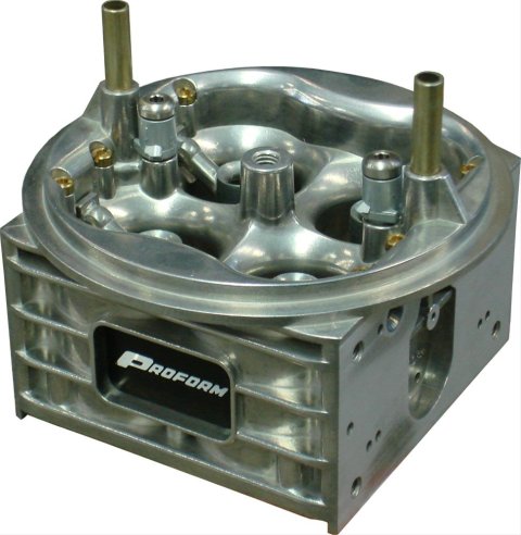 Proform Main Bodies for Holley Carburetors 67100C Carburetor Body, Holley, 4150, 650/700/750/800, Double Pumper, Mechanical Secondaries, No Air Horn, Each