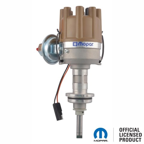 Proform Mopar Licensed Electronic Distributors 440-430 Distributors, Electronic, Magnetic, Vacuum and Mechanical, Female/Socket, Tan Cap, Chrysler, Dodge, Plymouth, Small Block, Each