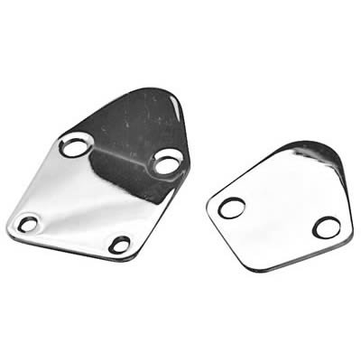 Proform Fuel Pump Block-Off Plates for Chevrolet 66106 Plate, Steel, Chrome Plated, Chevy, Small Block, Gasket Included, Each