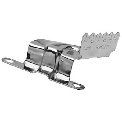 Proform Timing Tabs 66109 Pointer, Steel, Chrome, 8 in. Balancer, Chevy, Big Block, Each