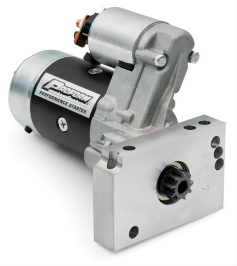 Proform High-Torque Starters 66258 Starter, Fullsize, Inline, High-Torque, Black Powdercoated, 153/168-tooth, Chevy, Each