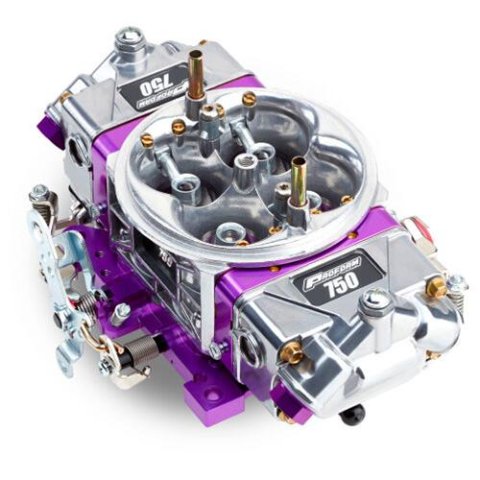 Proform Race Series Mechanical Secondary 750 CFM 4-Barrel Carburetor 67200 Carburetor, Gasoline, Series, Universal, cfm, 4-Barrel, Dual Inlet, Polished, Each