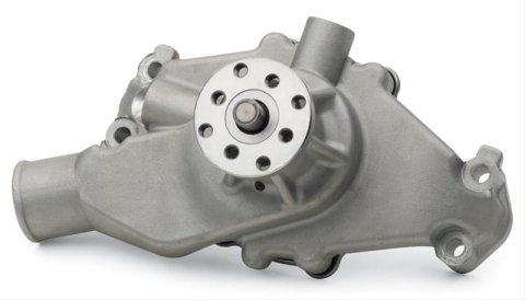 Proform High Flow Mechanical Aluminum Water Pumps 68245 Pump, Mechanical, Short, High-Volume, Aluminum, Natural, Chevy, Small Block, Each