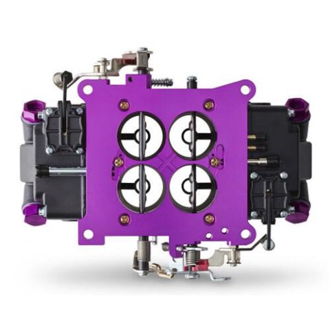 Proform Black Race Series 850 CFM 4-Barrel Carburetor 67303 Carburetor, Series, cfm, 4-Barrel, Dual Inlet, Black/Purple, Each