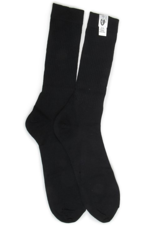 RaceQuip SFI 3.3 Fire Retardant Socks 411992RQP Socks, Rated, Nomex, Black, Mens Small 6-7, Pair