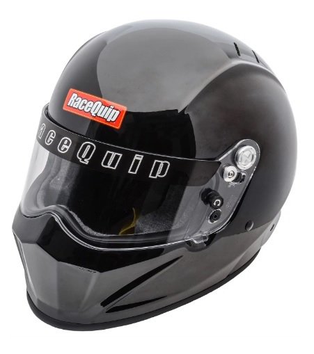 RaceQuip VESTA20 Helmets 286006RQP Helmet, VESTA20, Full, Gloss Black, Snell SA2020, EPS Liner, No Graphic, X-Large, Each