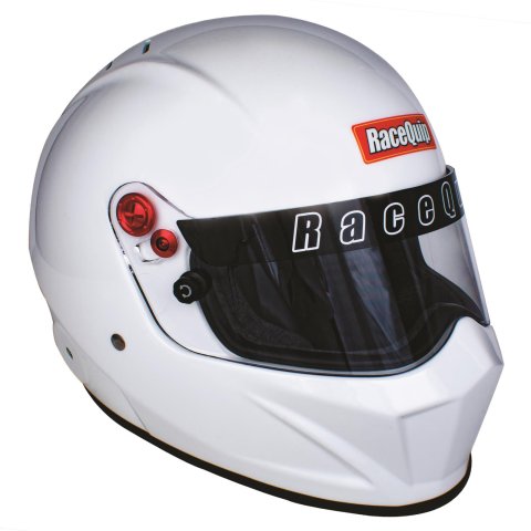 RaceQuip VESTA20 Helmets 286112RQP Helmet, VESTA20, Full, Gloss White, Snell SA2020, EPS Liner, No Graphic, Small, Each