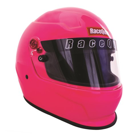 RaceQuip PRO20 Helmets 276883RQP Helmets, PRO20, Full, Gloss Hot Pink, Snell SA2020, EPS Liner, No Graphic, Medium, Each