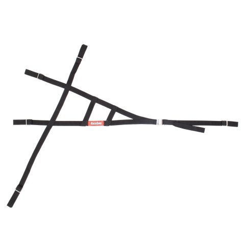 RaceQuip Roll Cage Nets 727001RQP Net, Black, Ribbon, Each