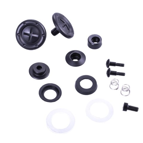 RaceQuip Helmet Shield Hardware Kits 205991RQP Components, Shields Hardware, Black Pivot Kit, For Face Fits 2010/2015/2020 PRO and VESTA Model Helmets, Sold as a Kit