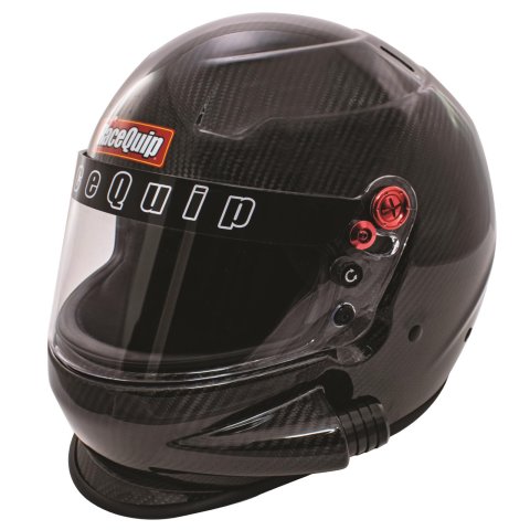 RaceQuip PRO20 Carbon Side Air Helmets 92969079RQP Helmets, Air, Full, Gloss Fiber, Snell SA2020, EPS Liner, No Graphic, 2X-Large, Each