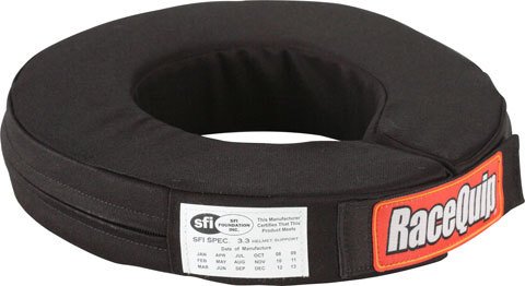 RaceQuip 360 Degree SFI Rated Helmet Supports 337007RQP Support, Degree, Black, Adult 17 in., 3.3, Each