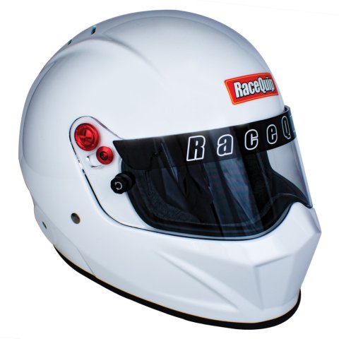 RaceQuip VESTA20 Helmets 286115RQP Helmet, VESTA20, Full, Gloss White, Snell SA2020, EPS Liner, No Graphic, Large, Each