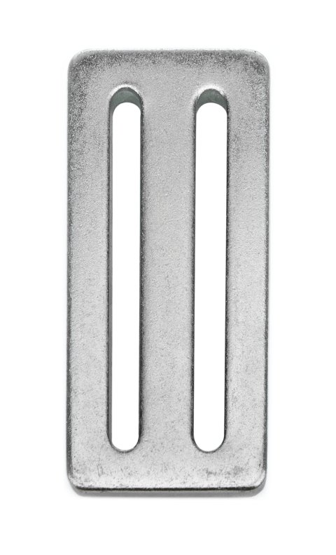 RaceQuip Harness Hardware Pieces 700075RQP Seat Belt Components, 3 Inch Wide Belt, 3 Bar Slide Seat Belt Adjuster, Forged Steel, Zinc Plated, Each