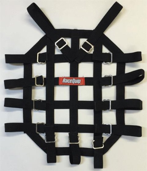 RaceQuip Quarter Midget Roll Cage Roof Nets 820995RQP Net, Black, Midget, QMA Cages, Each