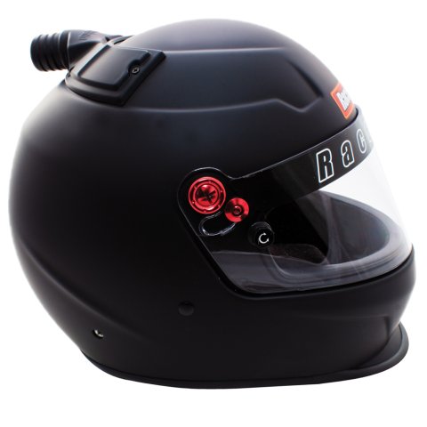 RaceQuip PRO20 Top Air Helmets 266995RQP Helmet, Air, Full, Matte Black, Snell SA2020, EPS Liner, No Graphic, Large, Each
