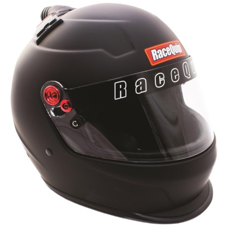 RaceQuip PRO20 Top Air Helmets 266993RQP Helmet, Air, Full, Matte Black, Snell SA2020, EPS Liner, No Graphic, Medium, Each