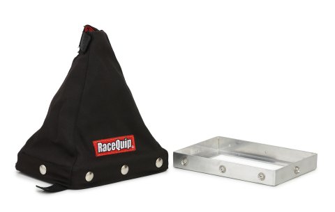 RaceQuip Fire-Retardant Race Car Shifter Boots 871003RQP Boot, Medium, Fire Retardant, 9.00 in.Tall, Bonex FR3, Black, Aluminum Base, Each