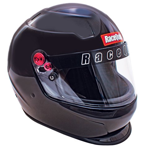 RaceQuip PRO20 Helmets 276003RQP Helmet, PRO20, Full, Gloss Black, Snell SA2020, EPS Liner, No Graphic, Medium, Each