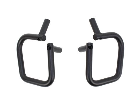 Fishbone Offroad Grab Handles for 2007-2017 WRANGLER, 2018 WRANGLER JK - FB25033 Interior Handles, Steel, Black Textured Powdercoated, Jeep, Wrangler JK, Front, Pair