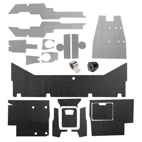 Design Engineering DEI Heat Barrier and Sound Deadening Mats 902408 '19-'23 Polaris RZR Trail 900 & 1000 - Complete Control Kit