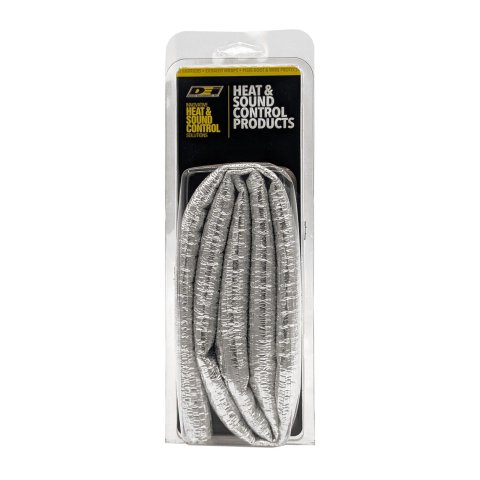 DEI Vapor Block Fuel Line Sleeves 906646 Heat Sleeve, Sleeve, 1,200 degrees F, Silver, 0.500 in. Diameter, 12 in. Length, Each