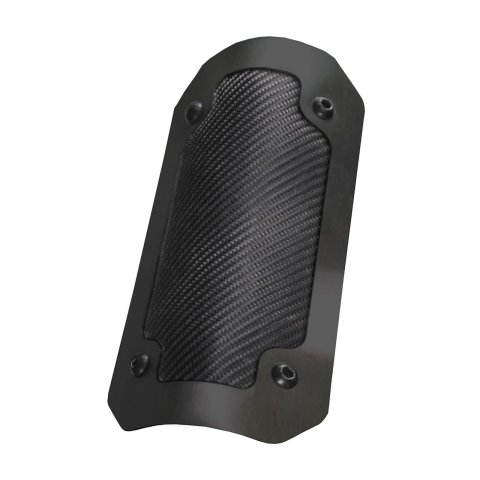 DEI ONYX Series Pipe Shields 902462 Exhaust Heat Shield, Onyx Shield, 1,350 degrees F, Fiberglass/Silica, Black with Black Metal Trim, Flexible, Kit