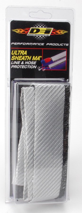 DEI MA Ultra Sheaths 10233 Heat Protection, Sheath, 1,100 degrees F, Slip-on, Silver, 1.25 in. Diameter, 36.00 in. Length, Each
