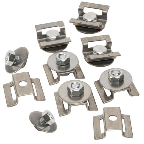 Design Engineering DEI Heat Barrier and Sound Deadening Mats 10222 Shield Mounting Kit - 8-Pack