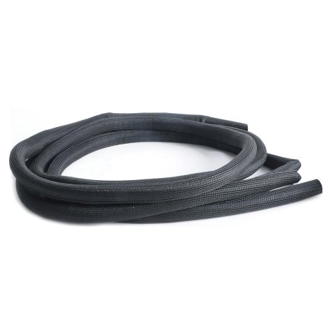 DEI Easy Loom Split Wire Sleeves 906470 Convoluted Tubing, Sleeve, Black, 0.188 in. I.D., 10.00 ft. Length, Each