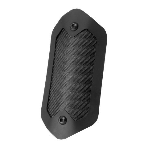 DEI ONYX Series Pipe Shields 902461 Exhaust Heat Shield, Onyx Shield, 1,350 degrees F, Fiberglass/Silica, Black with Blach Metal Trim, Flexible, Kit