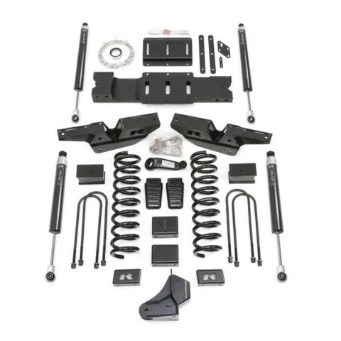 ReadyLift Suspension Lift Kits 49-19430 Kit, Front and Rear, 4.5 in. Front Lift/3 in. Rear Lift, Front and Rear Shocks, RAM, Kit