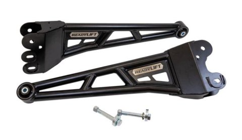 ReadyLift Suspension Tubular Radius Arms for 2017-2022 F-250 SUPER DUTY, F-350 DUTY - 77-27400 Arm, 2.5-4 in. Lift, Steel, Black Powdercoated, Ford, 4WD, Diesel Only, Kit