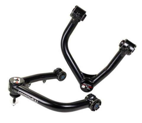 ReadyLift Suspension Leveling and Big Lift Control Arms 67-52640 Arms, Upper, Tubular, Leveling, Lift, Steel, Black Powdercoated, Toyota, Pair