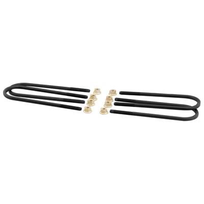 ReadyLift Suspension U-Bolt Kits 67-2195UB U-Bolts, Steel, Black Painted, 16mm Diameter, 15.354 in. Length, Round-Style, Ford, Set of 4