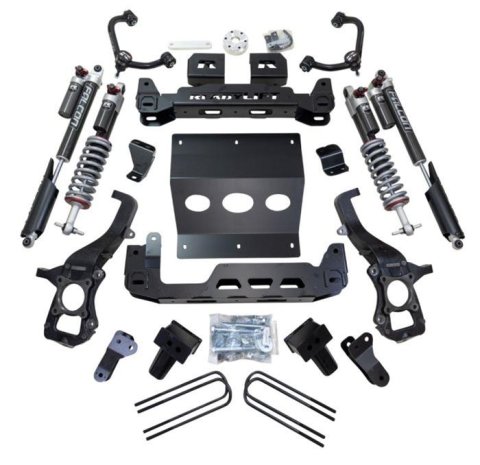 ReadyLift Suspension Lift Kits for 2021-2024 F-150 - 42-21640 Kit, 6.00 in. Lift, Differential Cradle, Leaf Spring Block, Falcon 3.3 Shocks, Ford, Kit