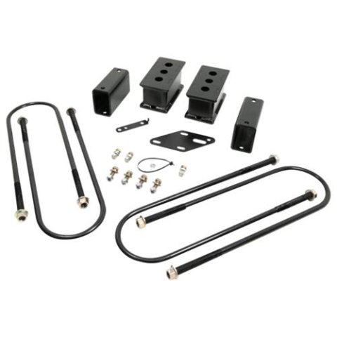 ReadyLift Suspension Rear Block Kits for 2019-2022 2500, 2019-2025 3500 - 26-19300 Blocks, Kits, 3.00 in., Includes Blocks, Bump Stop Extensions, U-Bolts, Hardware, Ram, Kit
